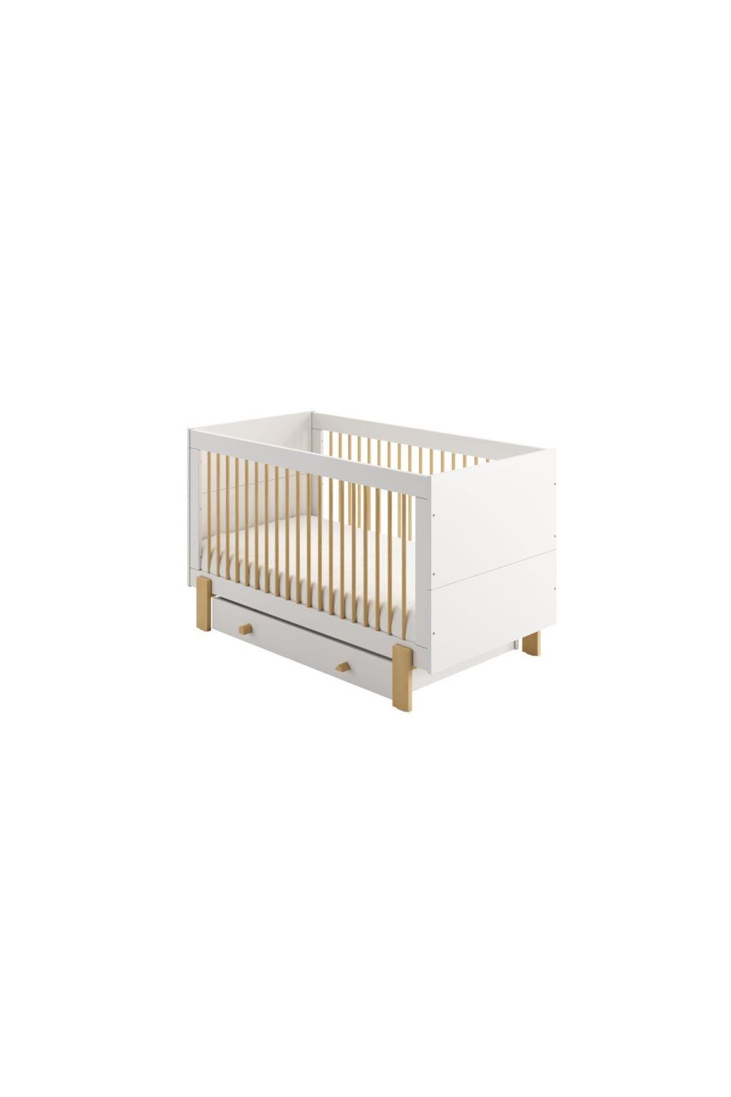 Light grey cot bed deals