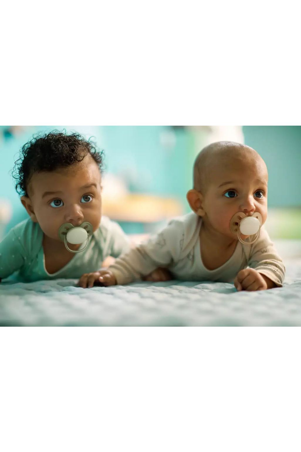 Philips Avent Suzeta Ultra Soft 0-6 luni - alb/verde