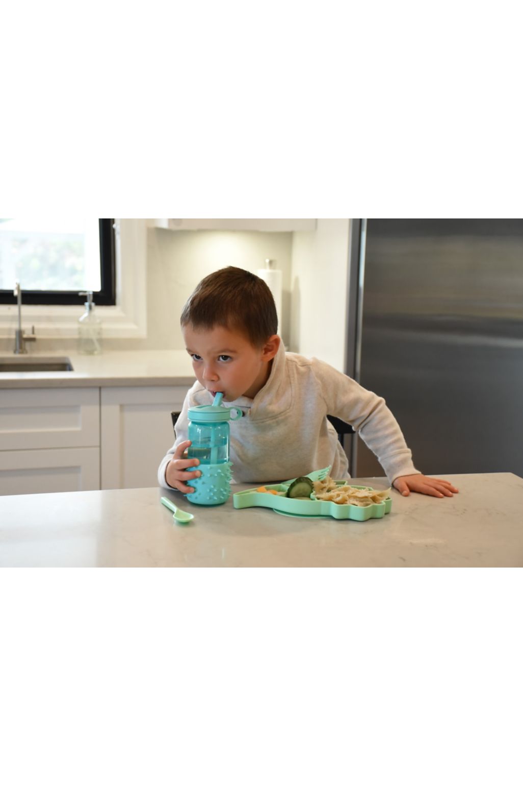 Melii Farfurie din Silicon cu Aspirație - dinozaur