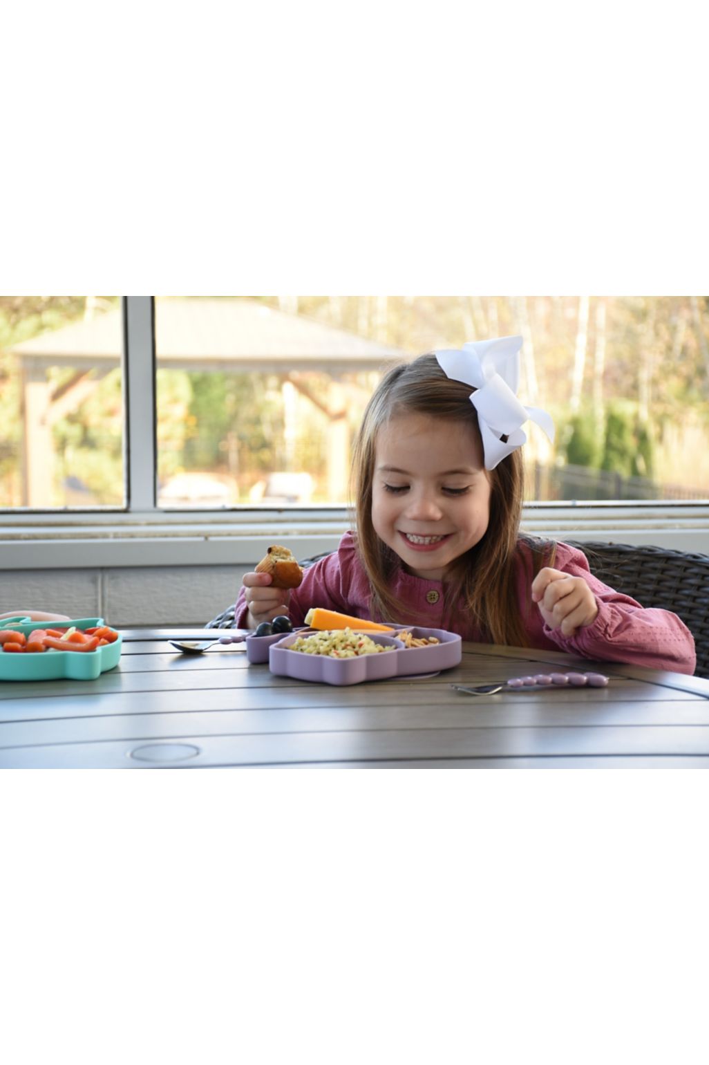 Melii Farfurie cu Suport de Silicon - pisică