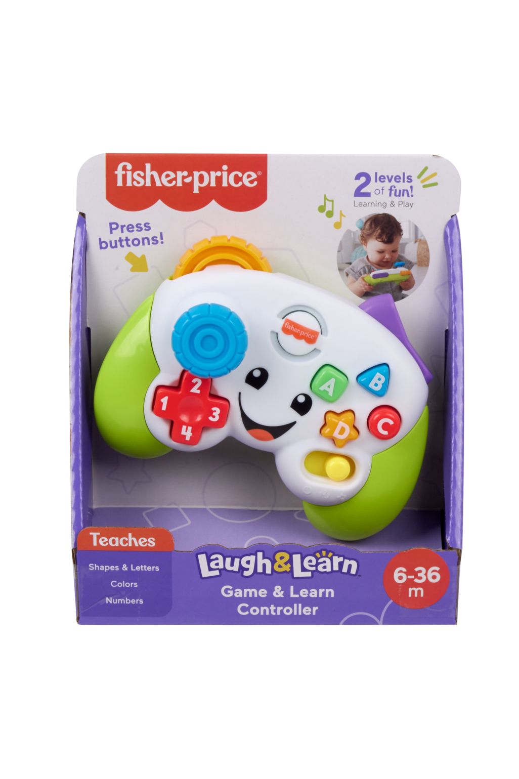 Fisher-Price® Laugh & Learn® Game & Learn Controller Baby &  Toddler Musical Toy With Lights - sensory toys