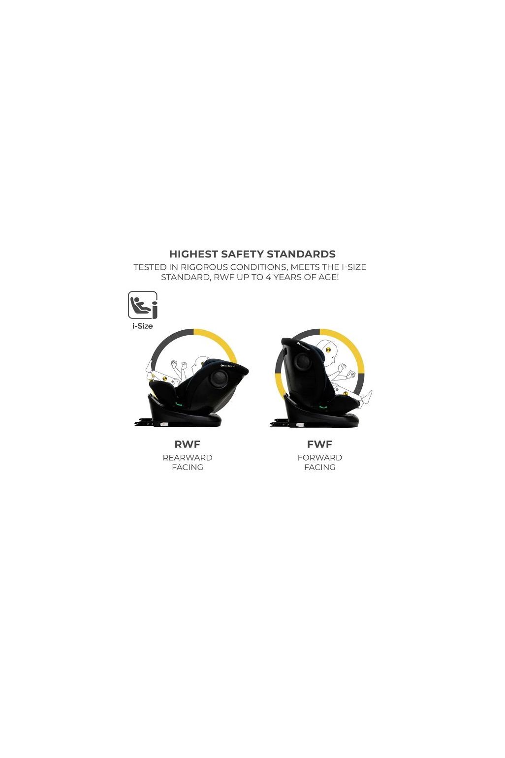 Kinderkraft I-GROW i-Size Car Seat - black