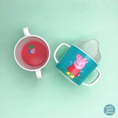 Petit Jour Paris Peppa Pig Geschirrset – 5-teilig, Aus Melamin, Spülmaschinenfest