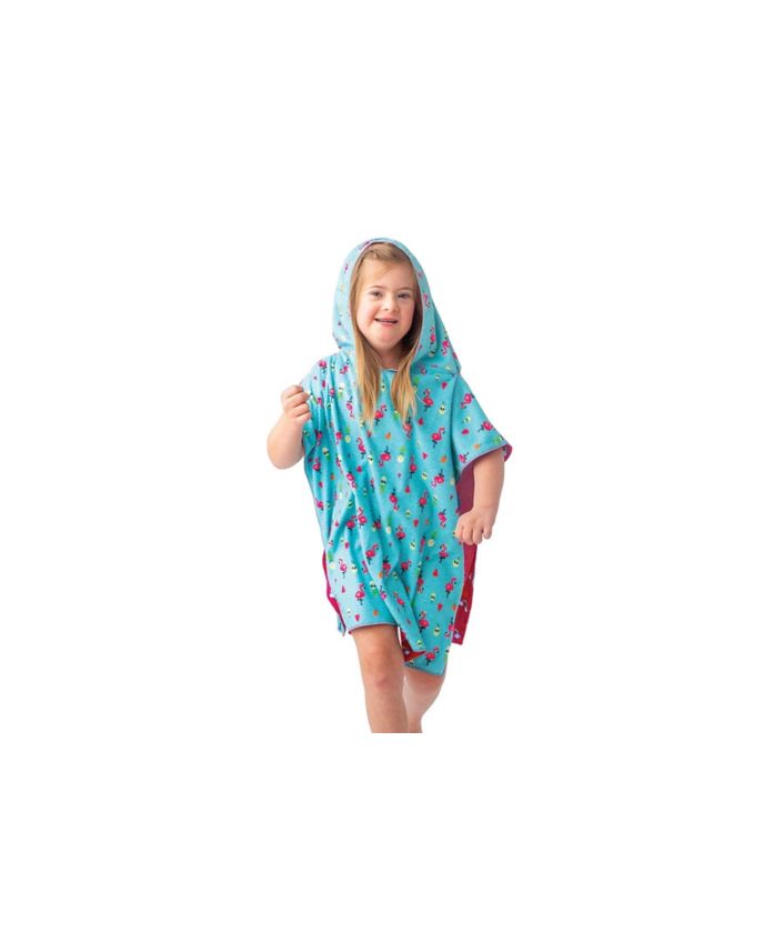 FlapJackKids Πόντσο Διπλής Όψης UPF50+ - unicorn/tropical beach