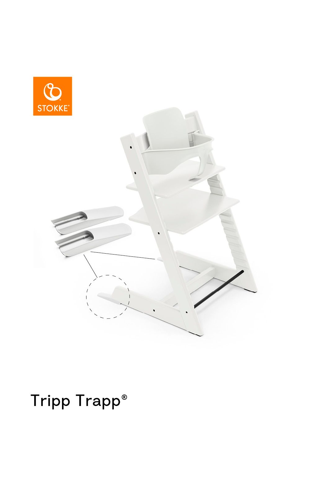 Tripp Trapp® Baby Set² - alb