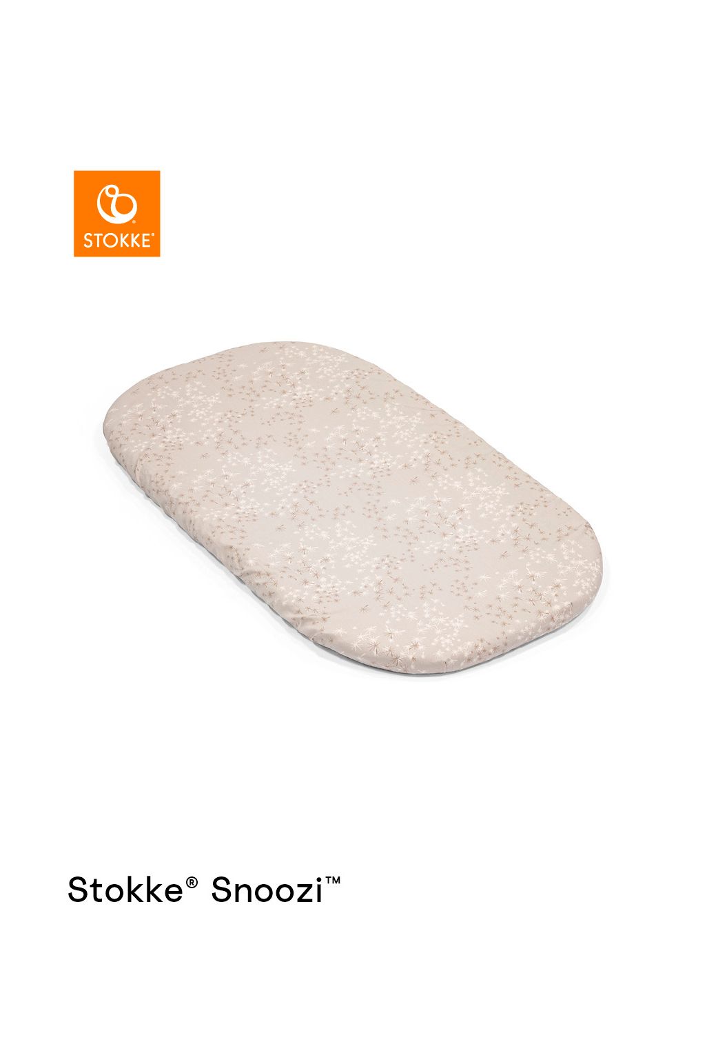 Stokke® Snoozi™ Cearșafuri Elastice - bej papadie/vanilie crem