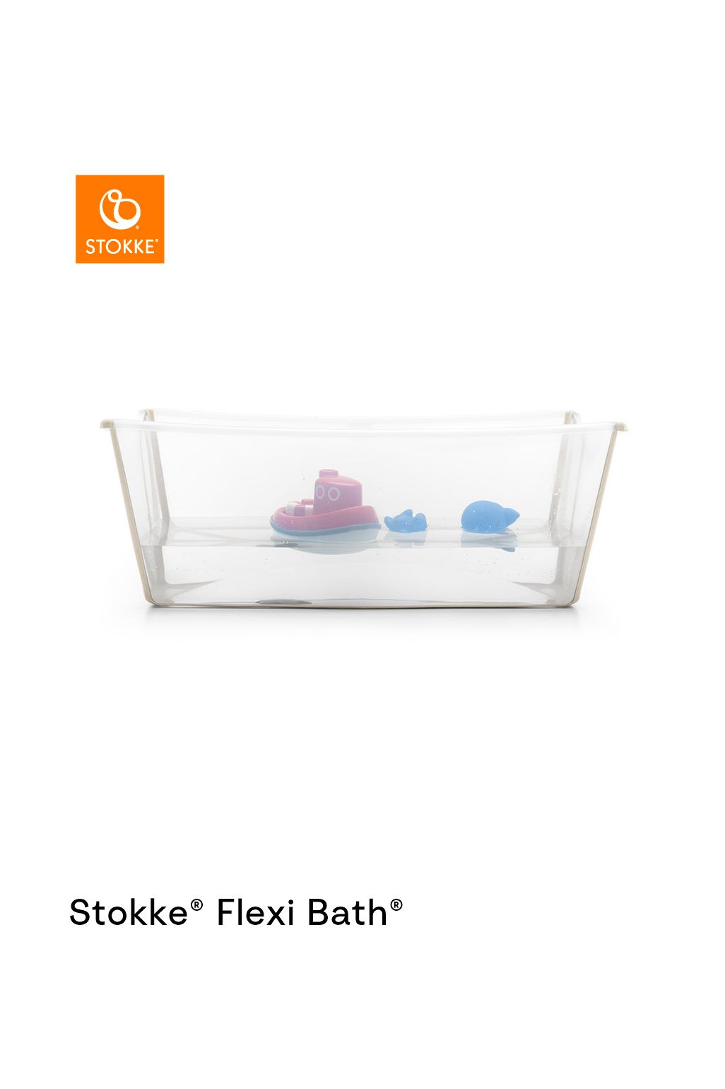 Stokke® Flexi Bath® - bej transparent