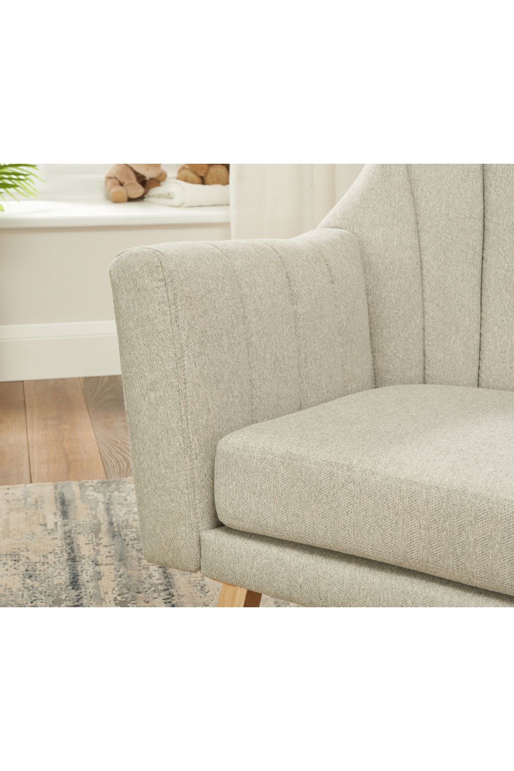 Set Scaun Balansoar & Taburet Tutti Bambini Jonah - pietriș