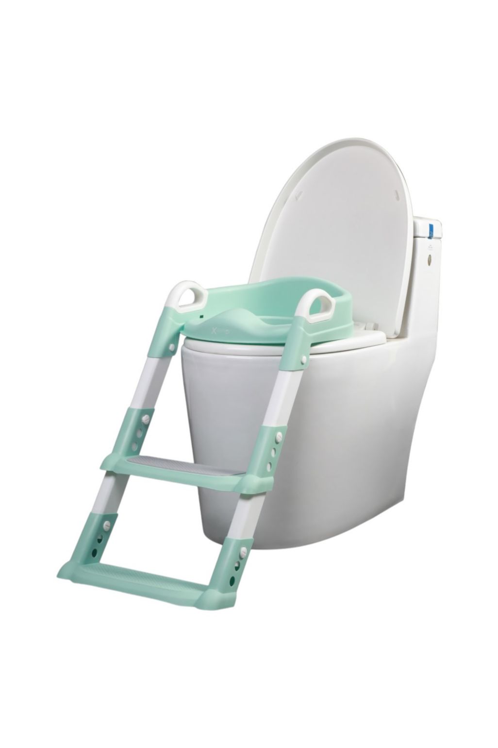 X-Treme Baby Training Toilet Seat with Steps - mint