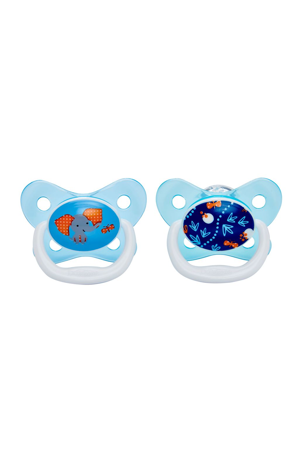 Dr. Brown's PreVent butterfly shield pacifier stage 2 - blue ( 2 pack)