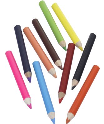 ELC Chunky Triangular Coloured Pencils   drawing & painting 