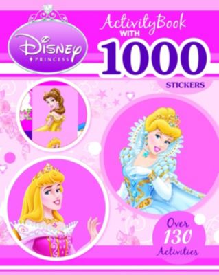 Disney Princess 1000 Stickers   childrens books   Mothercare