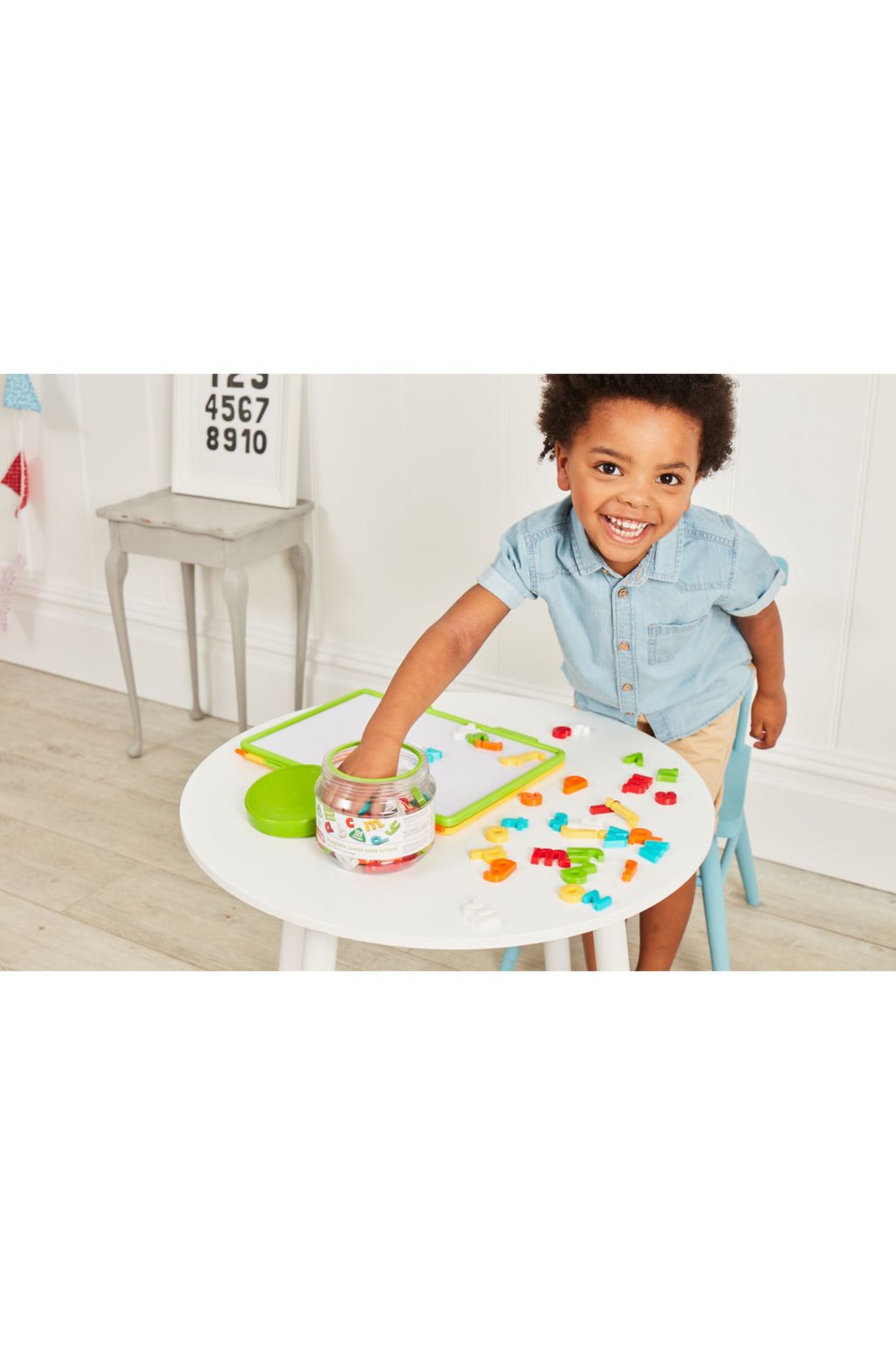 ELC, litere magnetice - litere mici de tipar