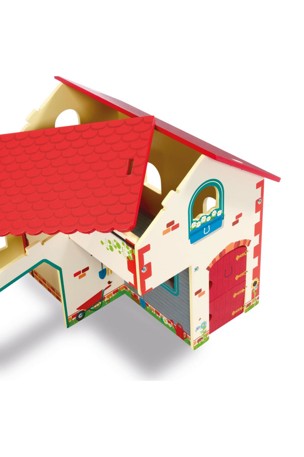 Elc wooden farm playset online