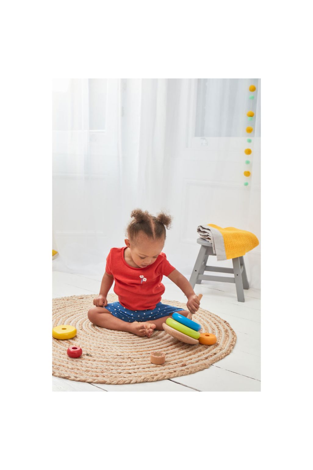 ELC, inele de stivuit din lemn