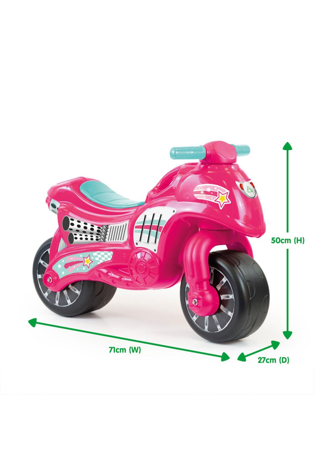 ELC, motocicletă fără pedale - roz