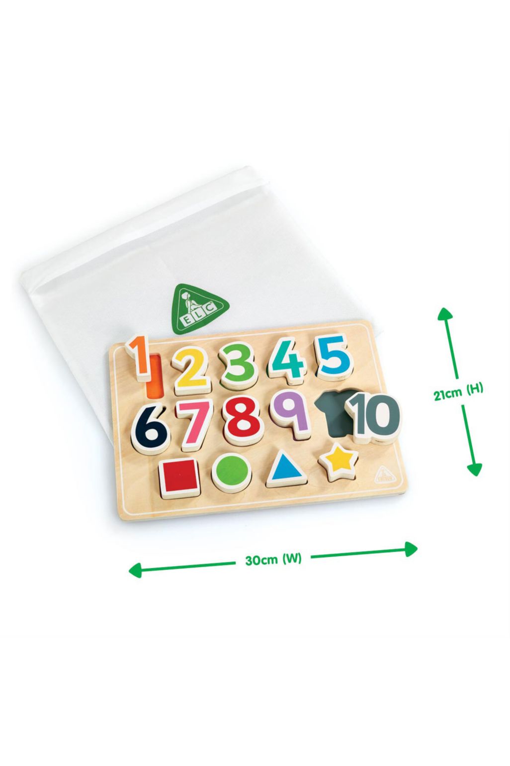 ELC Shape and number puzzle puzzles