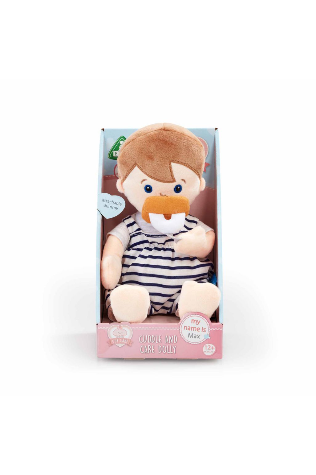 Cupcake, păpușică de îmbrățișat și îngrijit, păpușa bebeluș Max