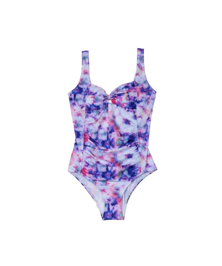 Oh Ma! Μωβ ολόσωμο μαγιό tie-dye