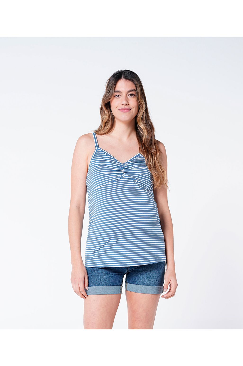 Ohma! Tricou de bază decupat pentru alăptare
