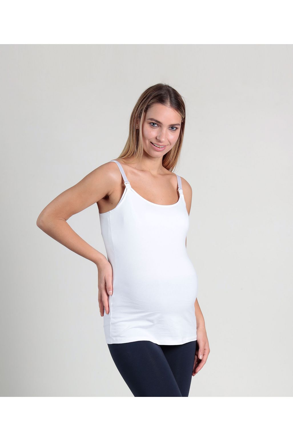 Oh Ma! Tricou alb esențial pentru alăptare