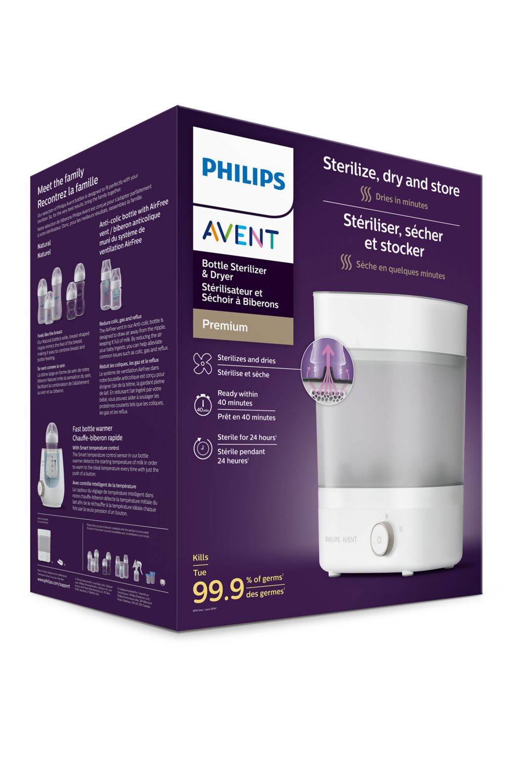 Philips Avent Bottle Sterilizer Dryer sterilizing