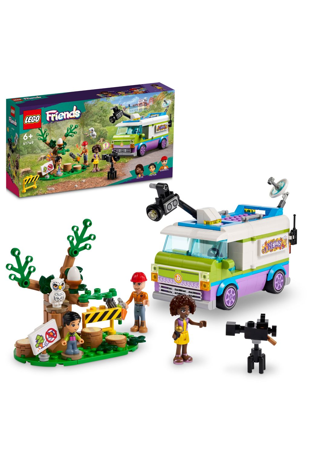 LEGO Friends Newsroom Van bricks