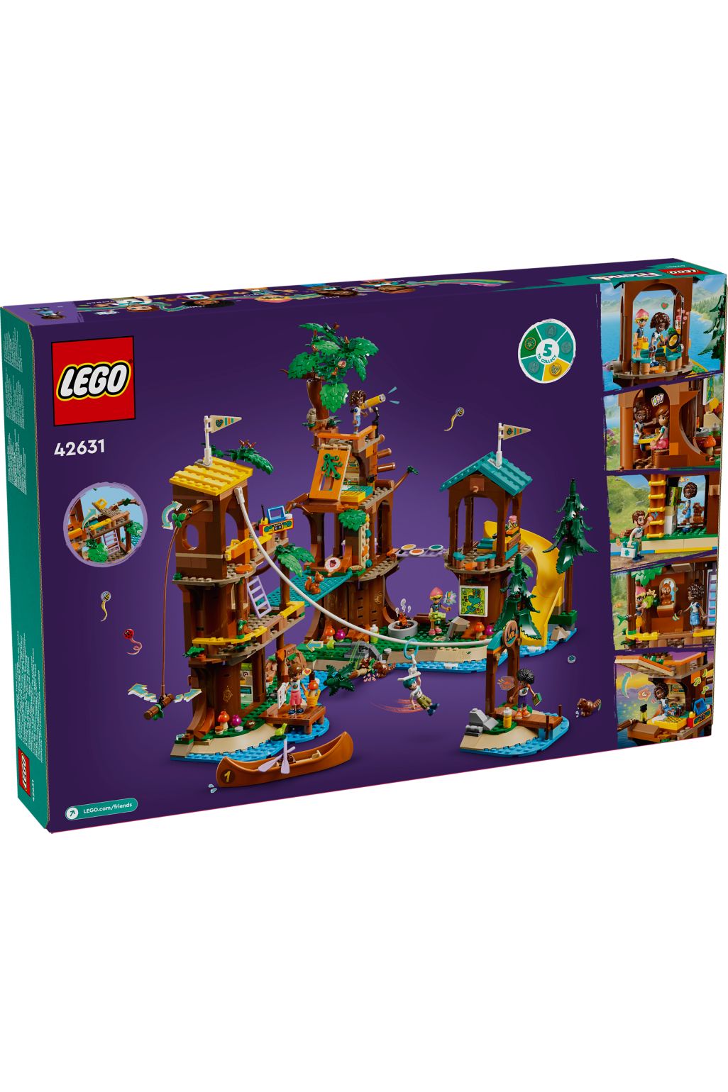 LEGO® Friends Adventure Camp Tree House - bricks