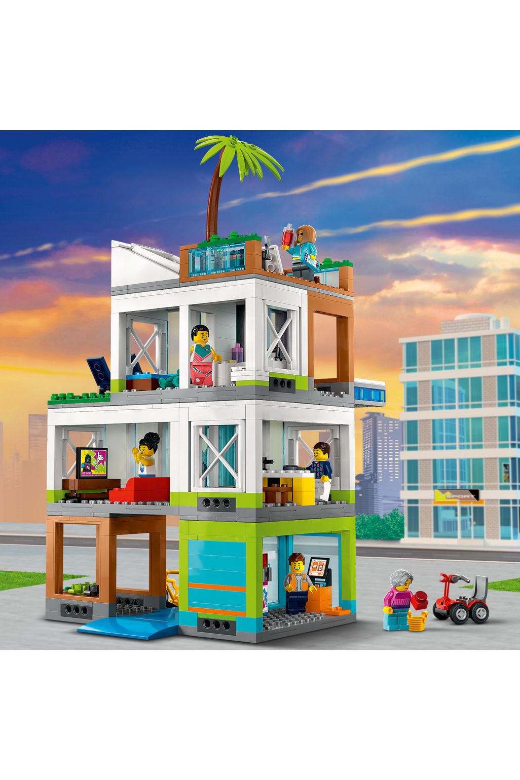 Lego apartment building hotsell