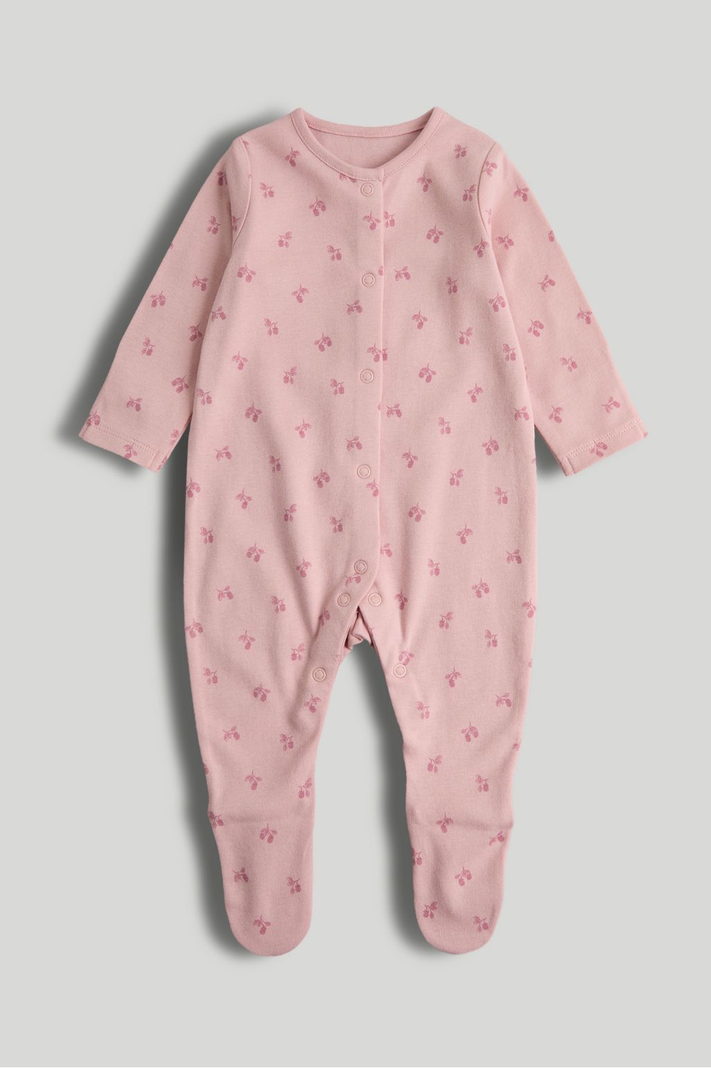 3 pack pink sleepsuits