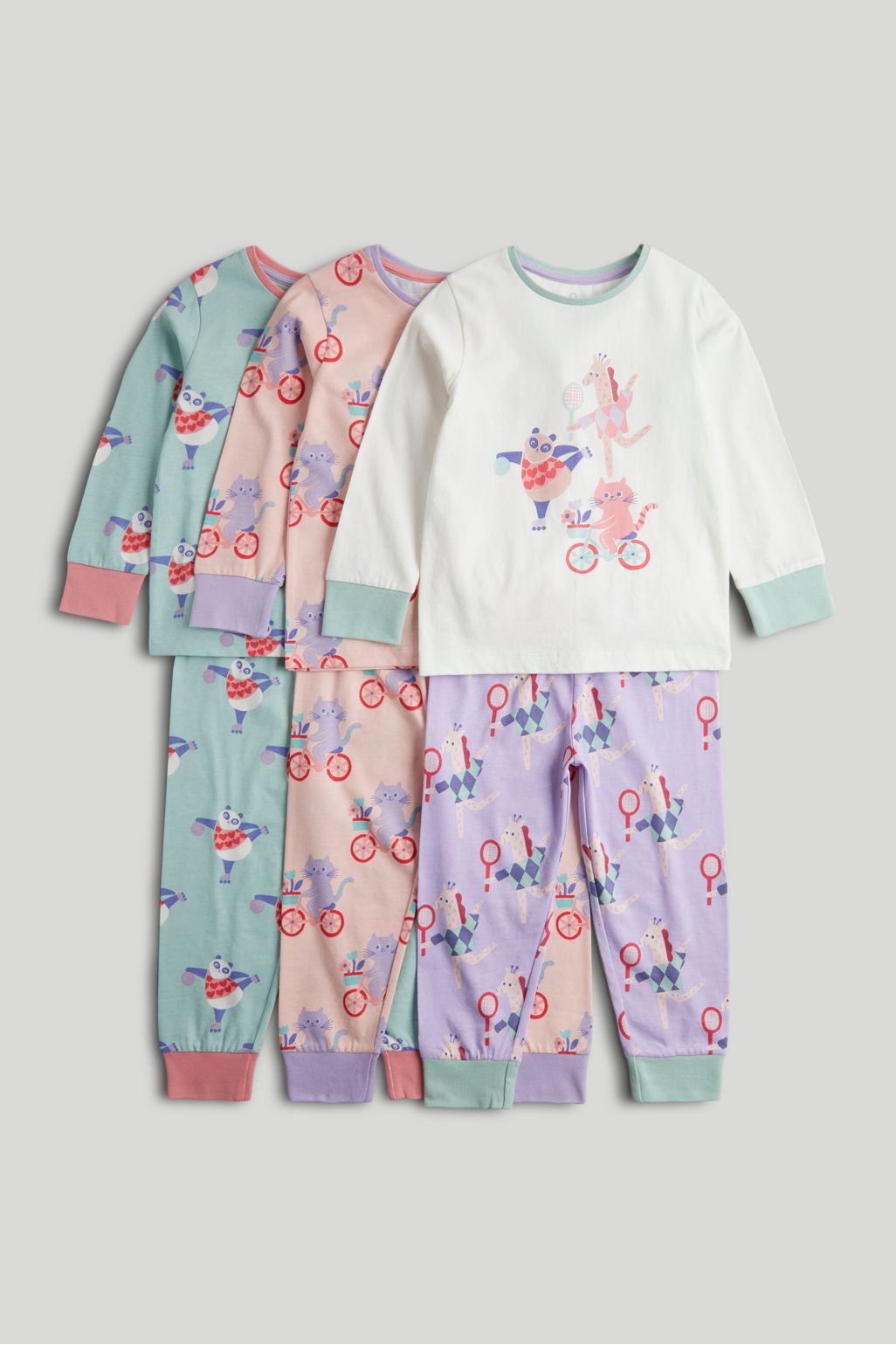Set de 3 pijamale sport