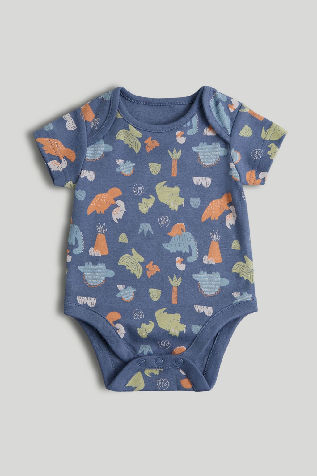Set de 5 body-uri cu mâneci scurte, cu imprimeu de dinozauri
