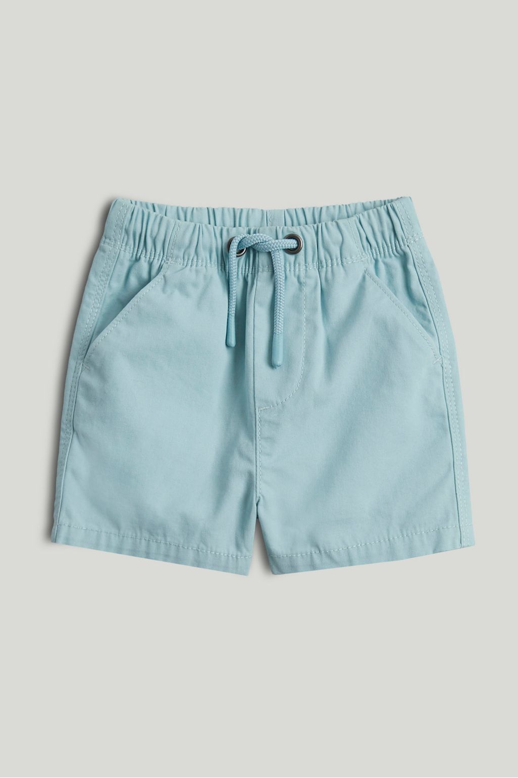 Shorts din Poplin Sage
