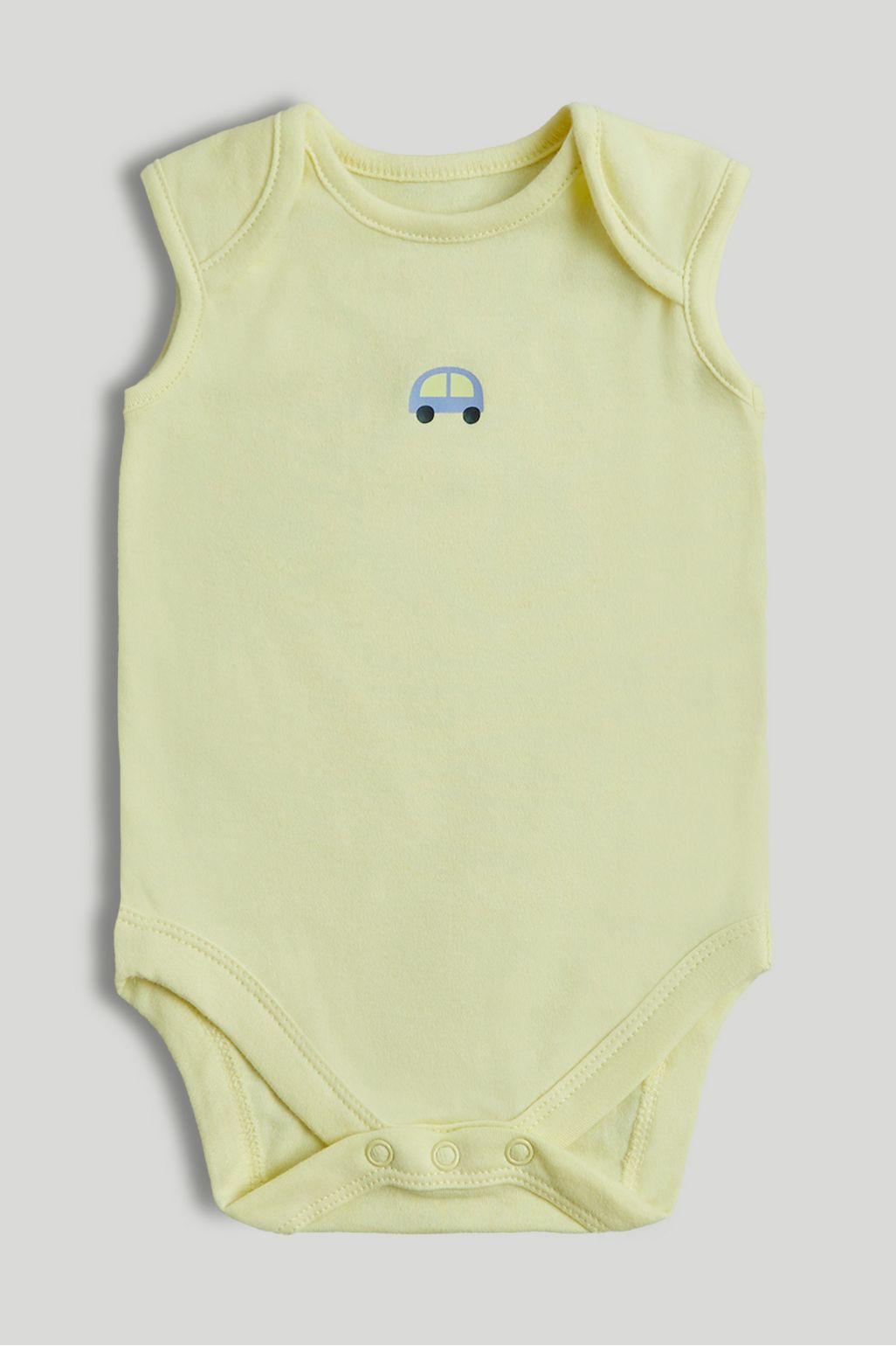 5 Pack Cars Sleeveless Bodysuits