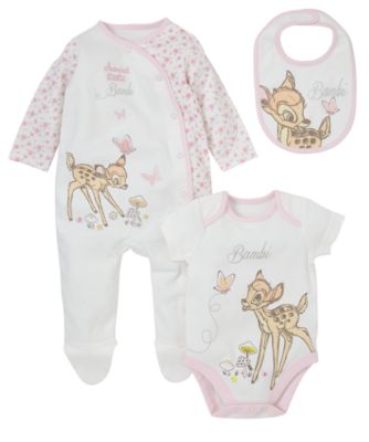 Mothercare Baby Newborn Girl's Bambi Shirt and Bottoms Set - 3 Piece | eBay