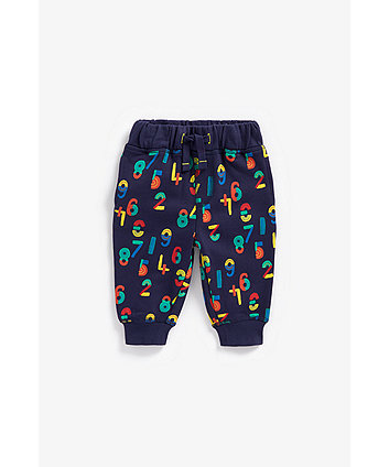 Mothercare Navy Numbers Joggers