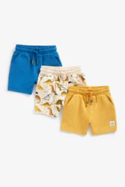 Mothercare Dino Jersey Shorts - 3 Pack