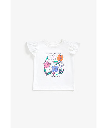 Mothercare Flowers Need Love T-Shirt