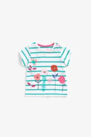 Mothercare Striped Flower T-Shirt