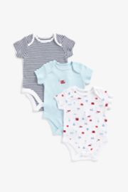 Mothercare Transport Bodysuits - 3 Pack