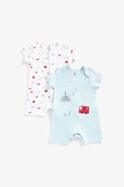 Mothercare Transport Rompers - 2 Pack