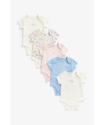Mothercare Mummy And Daddy Bodysuits - 5 Pack