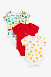 Mothercare Bright Bodysuits - 3 Pack