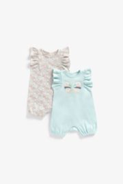 Mothercare Frilly Rompers - 2 Pack