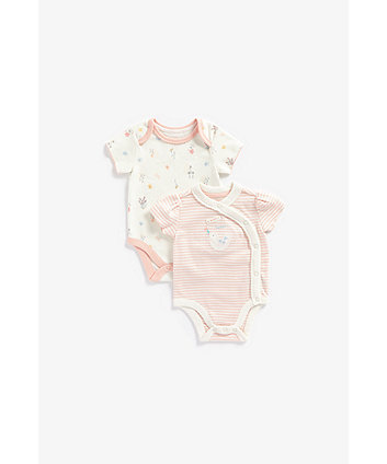 Mothercare Flutterby Bodysuits - 2 Pack