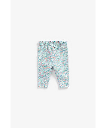 Mothercare Ditsy Paperbag Waist Joggers