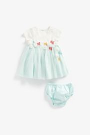 Mothercare Butterfly And Flower Dress And Knickers Set