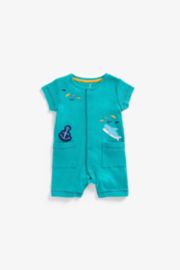 Mothercare Ribbed Shark Romper