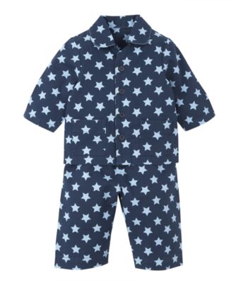 Mothercare Star Print Woven Pyjamas - pyjamas - Mothercare