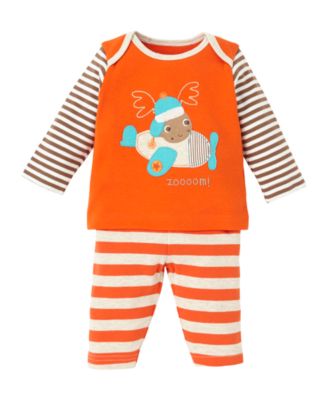 Mothercare Baby Newborn Boy's Moose Pyjamas | eBay